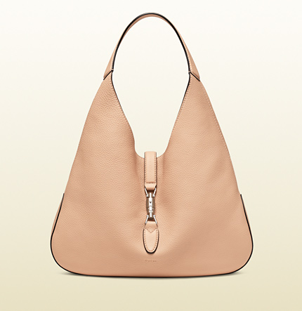 Authentic Gucci Jackie Soft Leather Hobo Bag 362968 Rose
